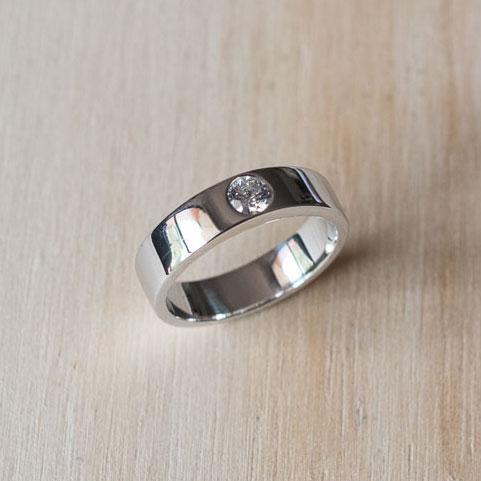 Roma Wedding Ring - Por encargo hecho a medida.