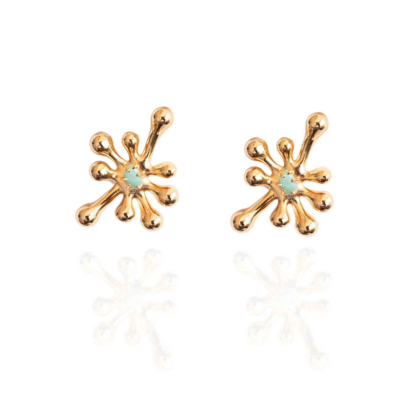 Aretes Aureliana Esmeralda