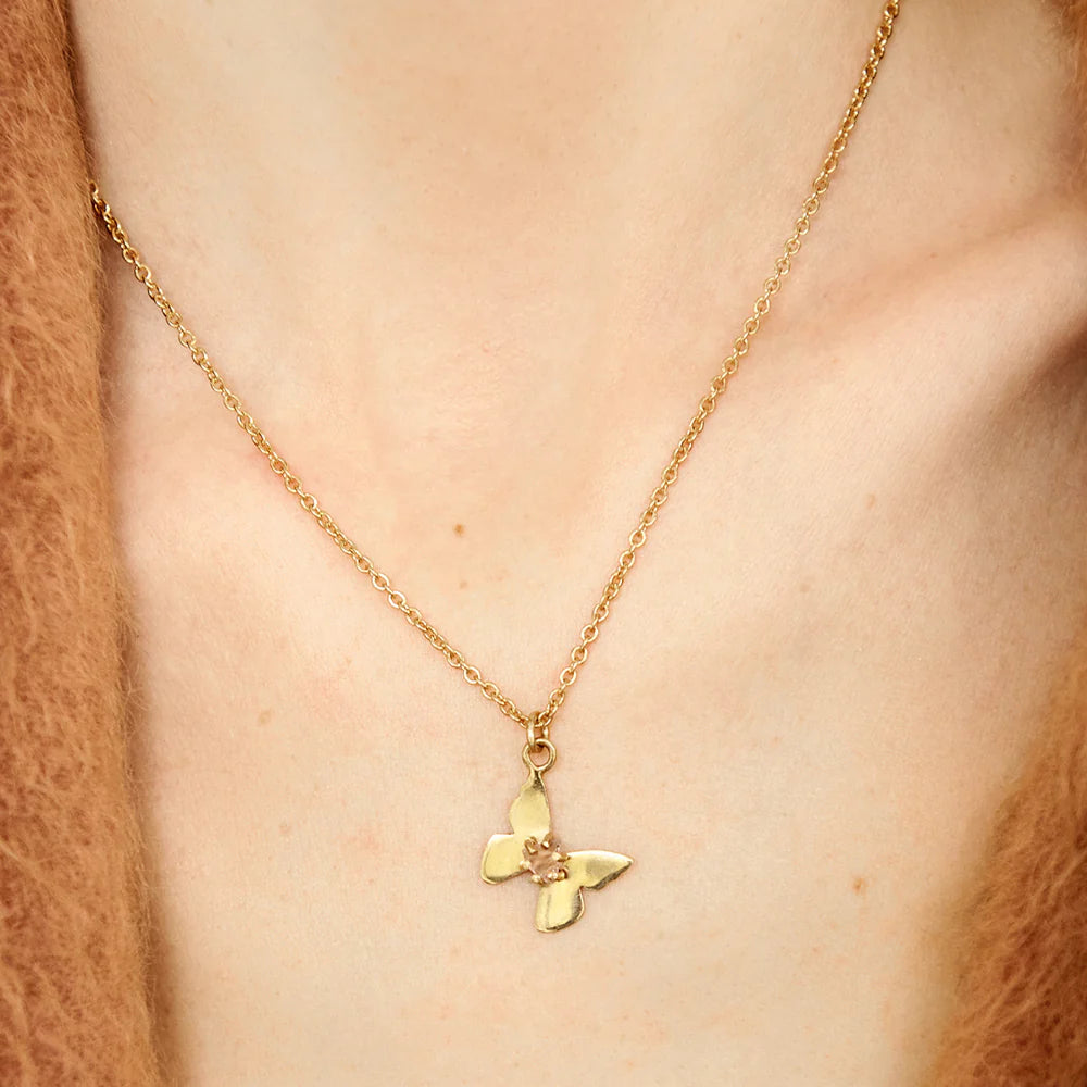 Collar Mariposa Amatista