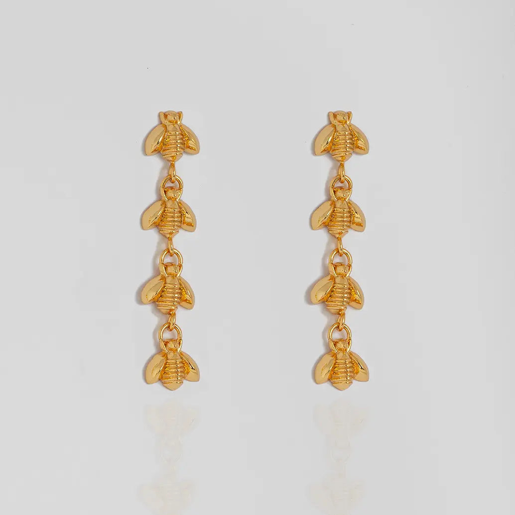 Aretes Abeja Abundancia