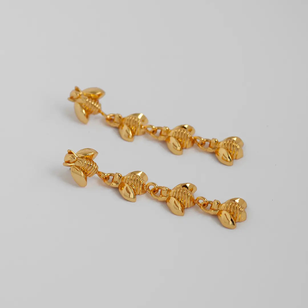 Aretes Abeja Abundancia