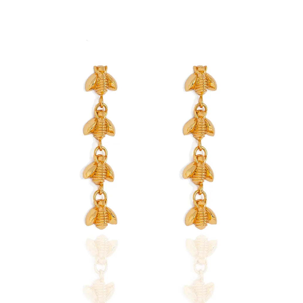 Aretes Abeja Abundancia