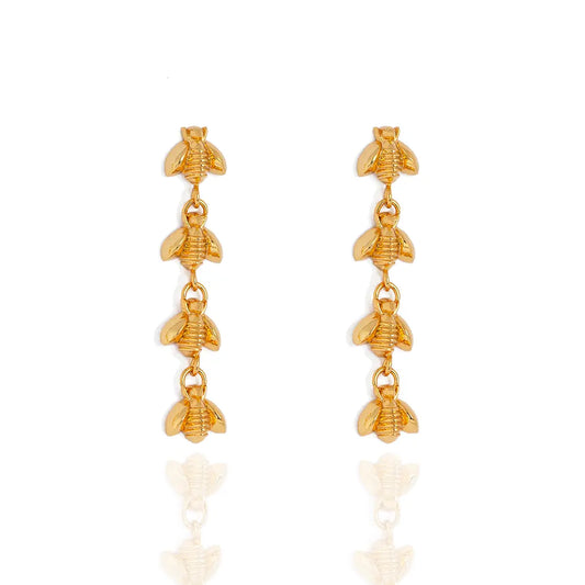 Aretes Abeja Abundancia