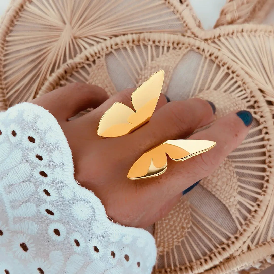 Anillo Mariposa Volando