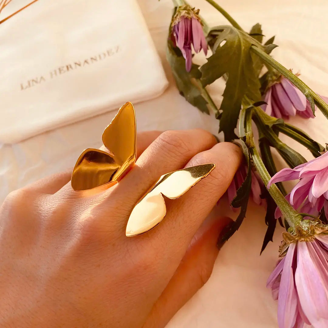 Anillo Mariposa Volando