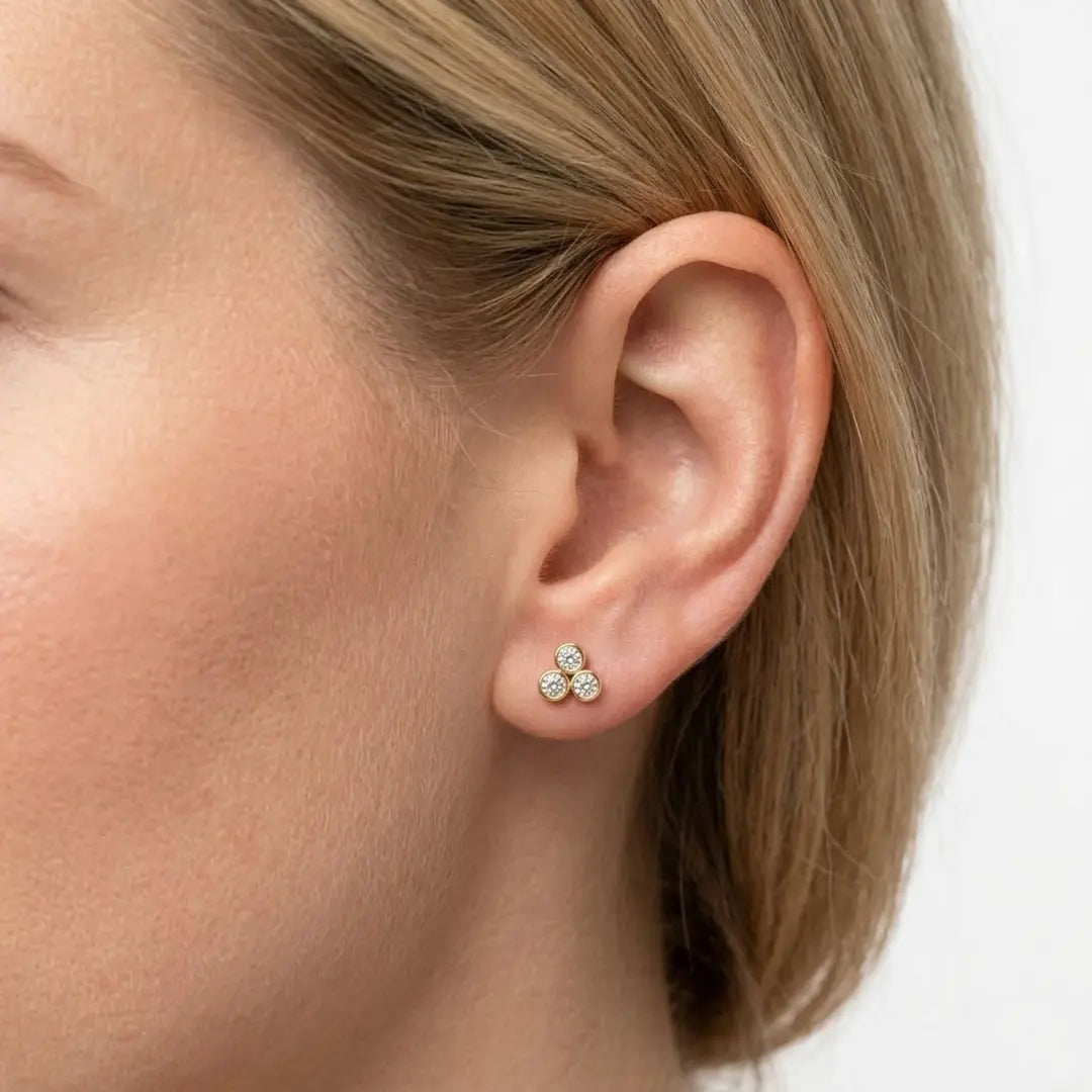 Topos Lucci Diamantes- Oro 18K