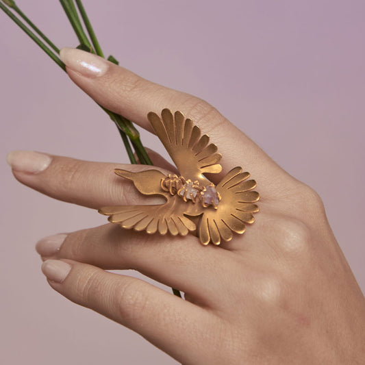 Anillo Colibrí Amor