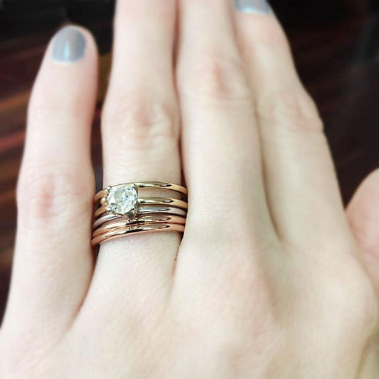 Susana Wedding Rings- Por encargo hecho a medida.