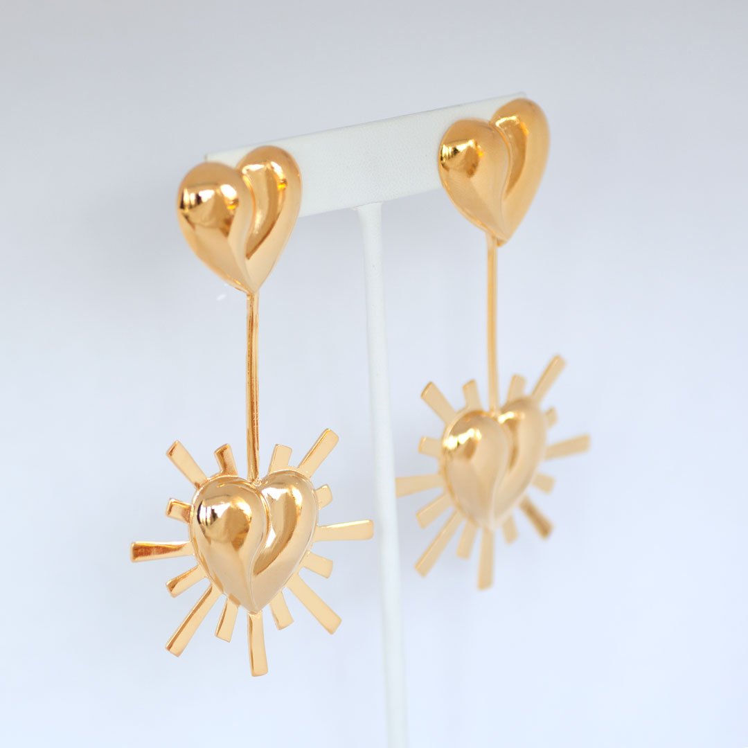 Aretes Corazon Lola Starburst