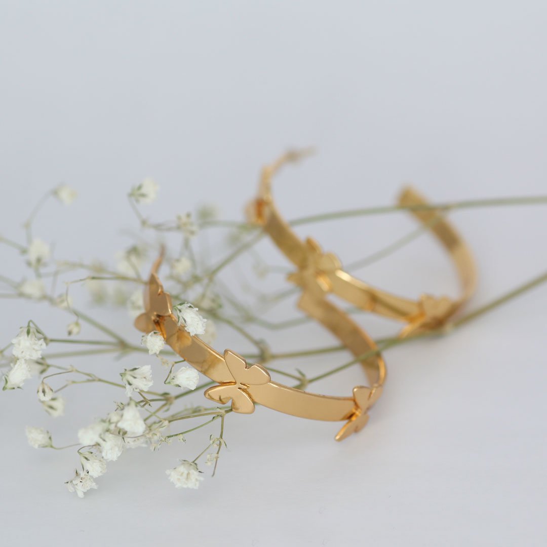 Candongas Mariposa Rosario