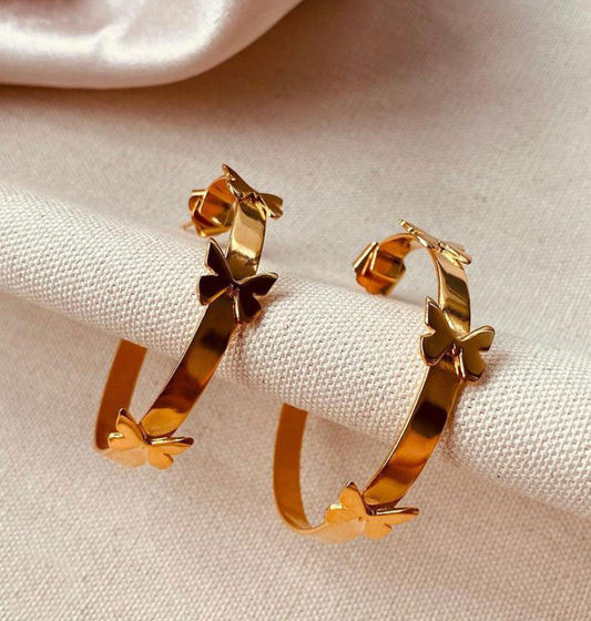 Candongas Mariposa Rosario