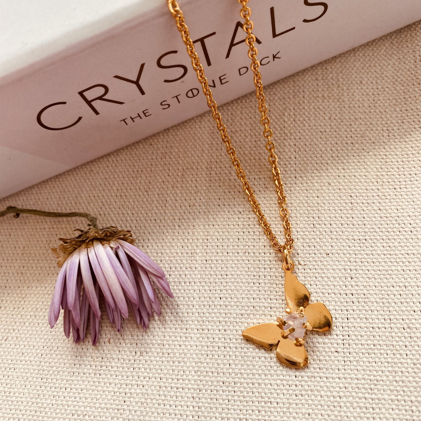 Collar Mariposa Amatista